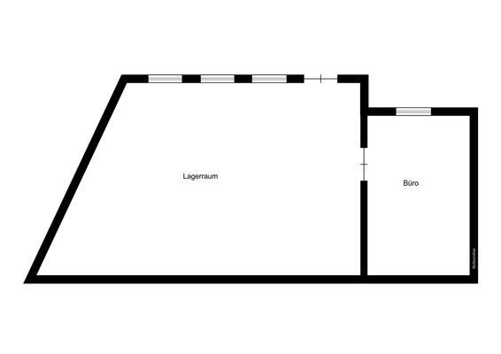 Grundriss Keller Anbau Lagerraum