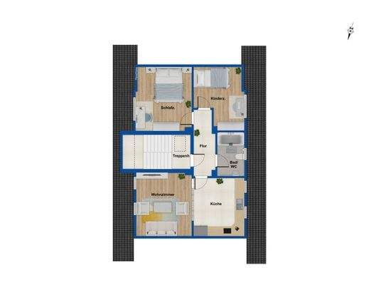 Grundriss Dachgeschoss