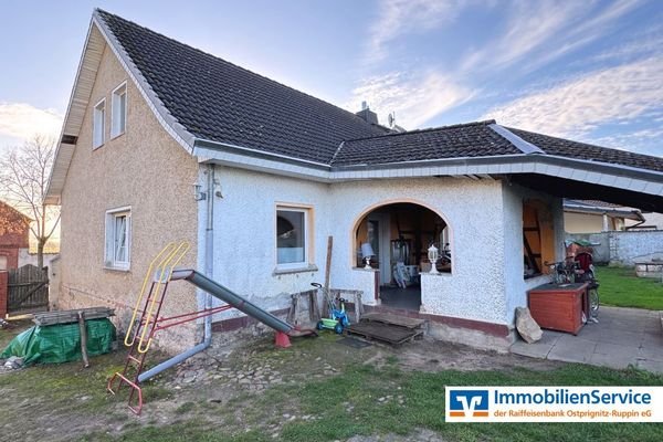 hofseitige Hausansicht