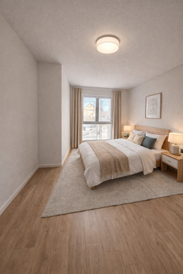 Visualisiertes Schlafzimmer