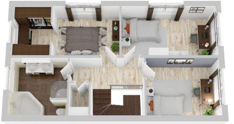 Grundriss Obergeschoss