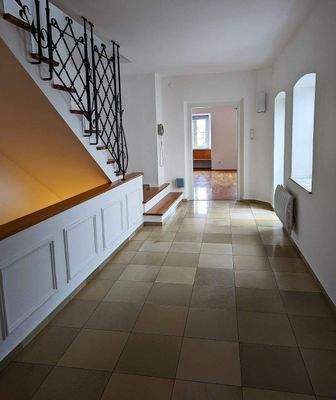 Wohndiele und Treppenhaus