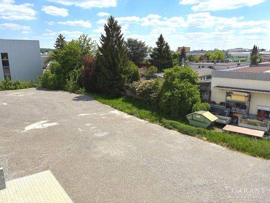 Blick auf Außenfläche