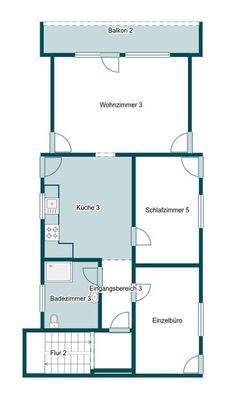 Grundriss Skizze 2.OG