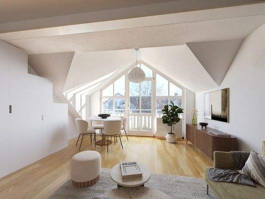 Visualisierung Wohn-/Esszimmer