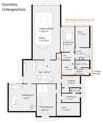 Grundriss Untergeschoss