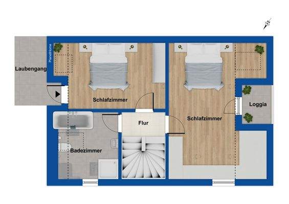 Grundriss Obergeschoss