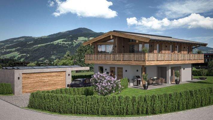 KITZIMMO-Neubauvilla mit Freizeitwohnsitz am Golfplatz - Immobilien Westendorf.