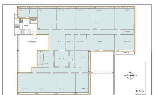Grundriss 5 .OG