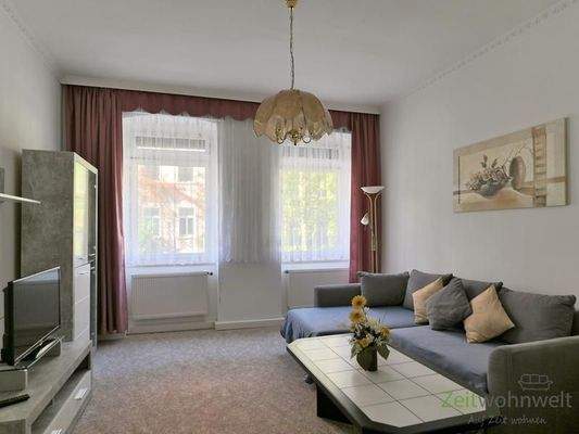 Blick ins Wohnzimmer