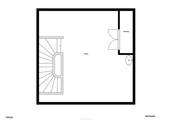 Grundriss Spitzboden