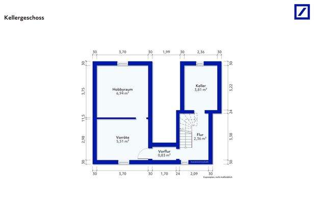 Grundriss Keller