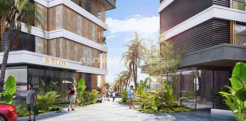 Flats in a Two-Block Complex in Alanya Turkey