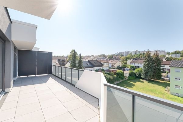 Großzügige Dachterrasse