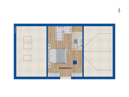 Grundriss Spitzboden