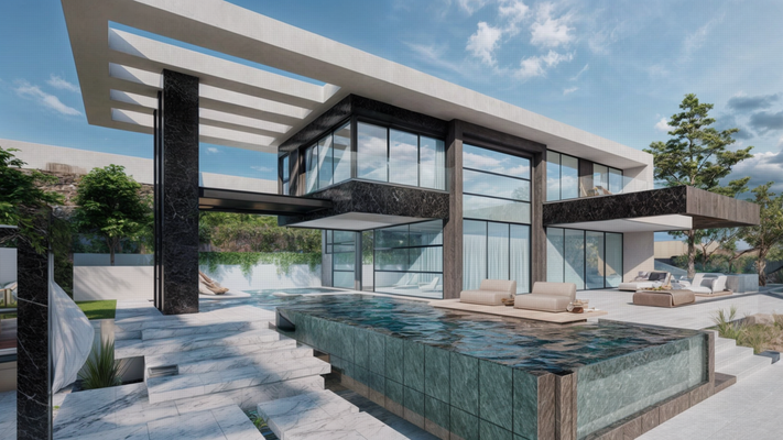 Luxury Villa Project for sale In Kokkino Chorio Cr