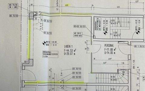 Ketsch Ladenlokale, Ladenflächen 