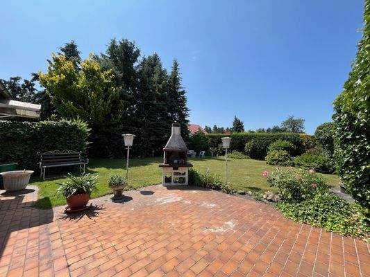 Sitzbereich mit Feuerstelle