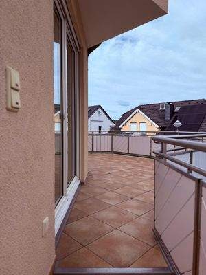 großzügiger Balkon