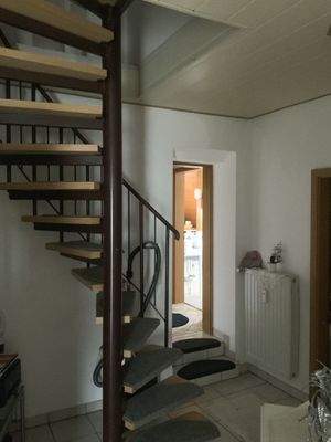 Treppe 2 zum weiteren Spitzboden