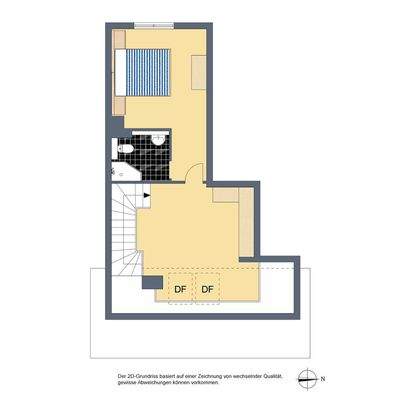 2D-Grundriss, Dachgeschoss