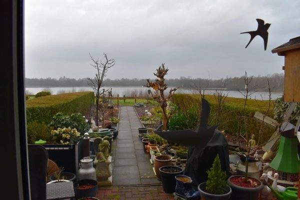 Blick vom Wohnzimmer auf das Timmeler Meer