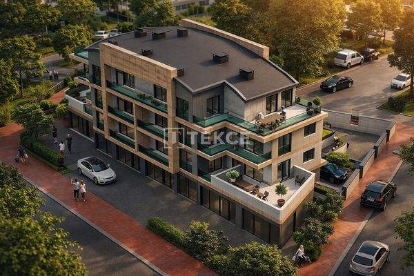 3-Bedroom Duplex Apartment in a Complex in Antalya Altıntaş