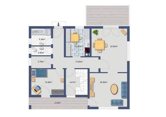 Grundriss Erdgeschoss