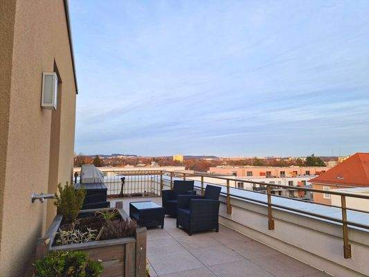 Terrasse - Nord-Ost-Ausrichtung