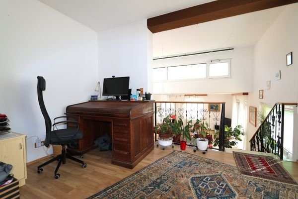 Bürobereich auf der Galerie