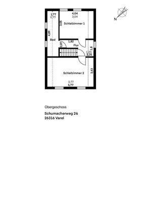 Grundriss Obergeschoss