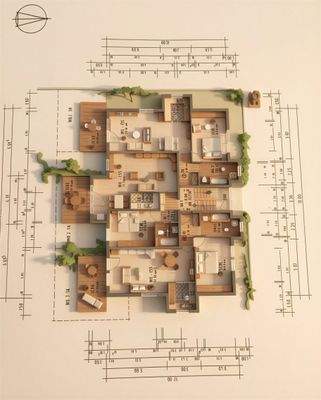 Grundriss Wohnung  - (KI generiert)