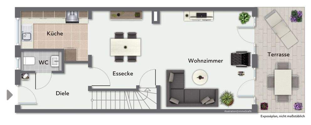 Erdgeschoss Grundriss