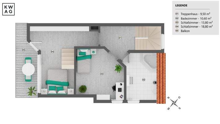 OG Beispielmöblierung