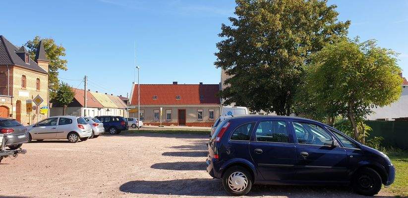 Parkplatz direkt vor der Tür