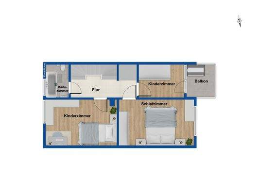 Grundriss Obergeschoss