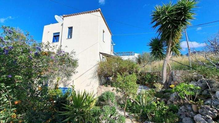 Ferienhaus mit 2 Schlafzimmern und atemberaubender Aussicht in Plaka