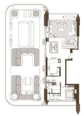 Sky Villa Lower Floor