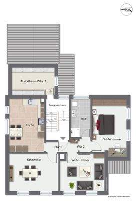 Grundriss 1. Oberschoss