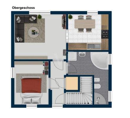 Grundriss Obergeschoss