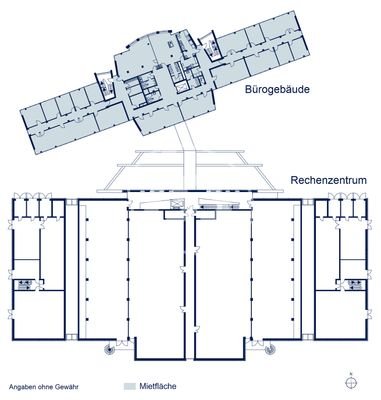 Grundriss 1. Obergeschoss Büro