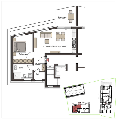 Wohnung Nr 14 Grundriss