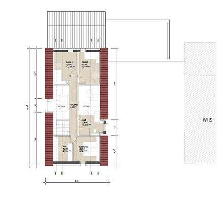 Grundriss - Entwurf OG