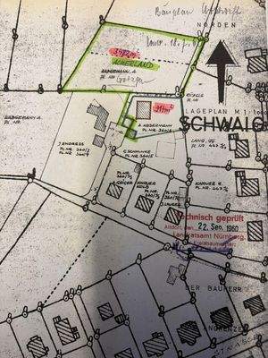 Lageplan mit Flur-Nr. 