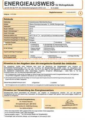 Energieausweis 2023