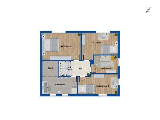 Grundriss Obergeschoss