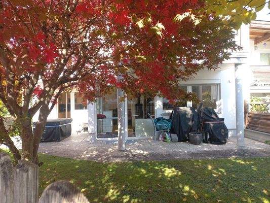 Blick auf die Terrasse Süd