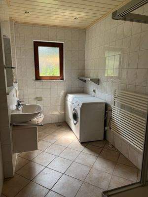 Badezimmer im Erdgeschoß 