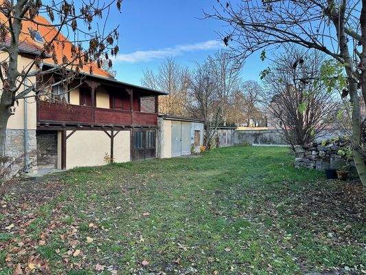 Garten und Gartenhaus