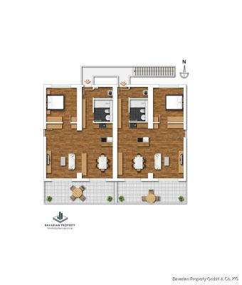 Grundriss Obergeschoss (Gestaltungsbeispiel)